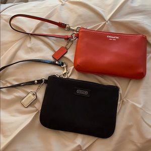 Two Coach Wristlets